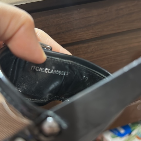 Authentic Burberry Sandals Clogs Black Used Condition Size 39 - Picture 8 of 8